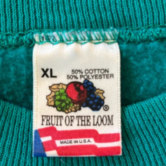 Vintage Fruit of the Loom "TSP" Sweatshirt ~ Women's Size XL - Picture 4 of 4